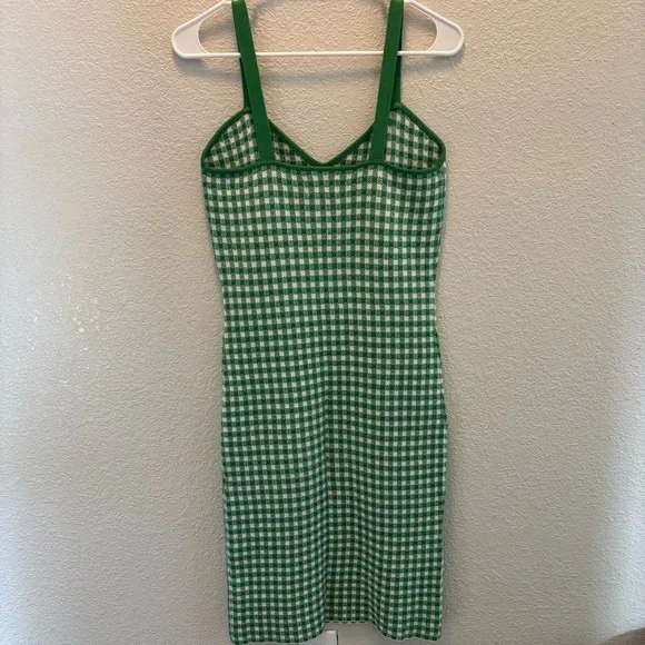 Maeve green and white gingham dress - Picture 3 of 4